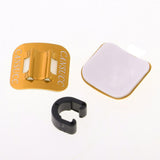 Maxbell 4 Sets Bicycle Brake Line Fixing Clips Mountain Bike Wire Holder Yellow