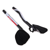 Max Bike Rest Handlebar Cycling Aero Bar Relaxation Arm Rest Handle Bar Red