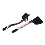 Max Bike Rest Handlebar Cycling Aero Bar Relaxation Arm Rest Handle Bar Red
