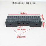 Maxbell Reinforced Nylon Block Board For Kayak Trolling Motor Assembly DIY Accessory