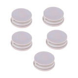 Maxbell 5 Pieces Surfing Surfboard Leash Cup Repair Plug Stainless Steel Bar (White)