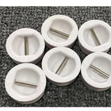 Maxbell 5 Pieces Surfing Surfboard Leash Cup Repair Plug Stainless Steel Bar (White)
