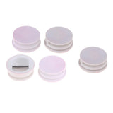 Maxbell 5 Pieces Surfing Surfboard Leash Cup Repair Plug Stainless Steel Bar (White)