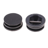 Maxbell 5 Pieces Surfing Surfboard Leash Cup Repair Plug Stainless Steel Bar (Black)