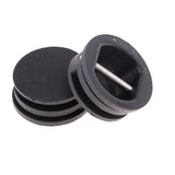 Maxbell 5 Pieces Surfing Surfboard Leash Cup Repair Plug Stainless Steel Bar (Black)