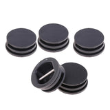 Maxbell 5 Pieces Surfing Surfboard Leash Cup Repair Plug Stainless Steel Bar (Black)