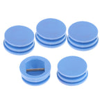 Maxbell 5 Pieces Surfing Surfboard Leash Cup Repair Plug Stainless Steel Bar (Blue)