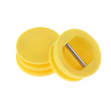 Maxbell 5 Pieces Surfing Surfboard Leash Cup Repair Plug Stainless Steel Bar(Yellow)