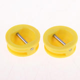 Maxbell 5 Pieces Surfing Surfboard Leash Cup Repair Plug Stainless Steel Bar(Yellow)