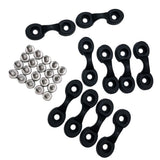 Maxbell Bungee Pad Eye Deck Loop Tie Down Anchor with Screws for Kayak Canoe Boat