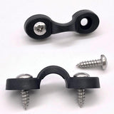 Maxbell Bungee Pad Eye Deck Loop Tie Down Anchor with Screws for Kayak Canoe Boat