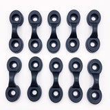 Maxbell Bungee Pad Eye Deck Loop Tie Down Anchor with Screws for Kayak Canoe Boat