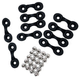Maxbell Bungee Pad Eye Deck Loop Tie Down Anchor with Screws for Kayak Canoe Boat