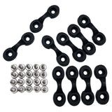 Maxbell Bungee Pad Eye Deck Loop Tie Down Anchor with Screws for Kayak Canoe Boat