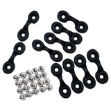 Maxbell Bungee Pad Eye Deck Loop Tie Down Anchor with Screws for Kayak Canoe Boat