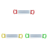 Maxbell Portable Chest Expander Puller Fitness Resistance Band with 5 Springs Red