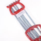 Maxbell Portable Chest Expander Puller Fitness Resistance Band with 5 Springs Red