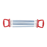 Maxbell Portable Chest Expander Puller Fitness Resistance Band with 5 Springs Red