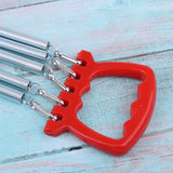 Maxbell Portable Chest Expander Puller Fitness Resistance Band with 5 Springs Red