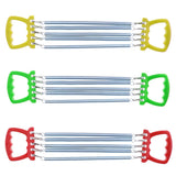 Maxbell Portable Chest Expander Puller Fitness Resistance Band with 5 Springs Red