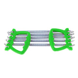 Maxbell Portable Chest Expander Puller Fitness Resistance Band with 5 Springs Green