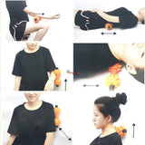 Maxbell Yoga Pilates Gym Massage Bar Stick Double Fitness Peanut Ball Gym Exerciser