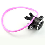 Maxbell Scuba Diving Necklace Regulator Octopus Holder Bungee Dive Gear Pink