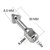 Maxbell 6 Pieces Underwater Fishing Tool Bands Stainless Steel Inserts Connectors