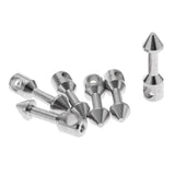 Maxbell 6 Pieces Underwater Fishing Tool Bands Stainless Steel Inserts Connectors