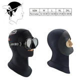 Maxbell Neoprene Scuba Dive Snorkeling Hoods Full Face Mask Warm Hood Cap L