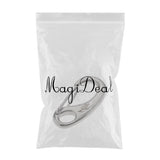 Maxbell Scuba Diving Stainless Steel Egg Quick Link Carabiner Snap Hooks Clip 50mm