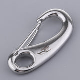 Maxbell Scuba Diving Stainless Steel Egg Quick Link Carabiner Snap Hooks Clip 70mm