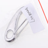 Maxbell Scuba Diving Stainless Steel Egg Quick Link Carabiner Snap Hooks Clip 70mm