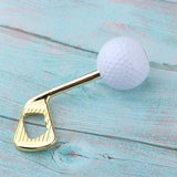 Maxbell Creative Golf Ball Bottle Opener Zinc Alloy Beer Cap Puller Openers Golden