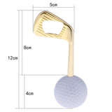 Maxbell Creative Golf Ball Bottle Opener Zinc Alloy Beer Cap Puller Openers Golden