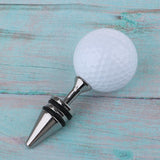 Maxbell Golf Ball Style Wine Bottle Stopper Liquor Bottle Sealer Rose Golden