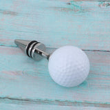 Maxbell Golf Ball Style Wine Bottle Stopper Liquor Bottle Sealer Rose Golden