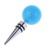 Maxbell Golf Wine Stopper Bottle Sealer Replacement Stoppers Decorative Blue