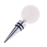 Maxbell Golf Wine Stopper Bottle Sealer Replacement Stoppers Decorative White