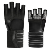 Maxbell Wrist Guard Gloves Half Finger Outdoor Mitt Mittens for Cycling Hiking  L