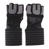 Maxbell Wrist Guard Gloves Half Finger Outdoor Mitt Mittens for Cycling Hiking  L