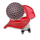 Maxbell Golf Ball Markers Hat Clip Personalized Caps Desigh Magnetic Clamps  black