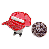 Maxbell Golf Ball Markers Hat Clip Personalized Caps Desigh Magnetic Clamps  black