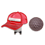 Maxbell Golf Ball Markers Hat Clip Personalized Caps Desigh Magnetic Clamps  black