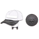 Maxbell Golf Ball Markers Hat Clip Personalized Caps Desigh Magnetic Clamps  black