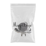 Maxbell Golf Hat Clip with Detachable Magnetic Ball Marker Sneaker Pattern Black