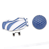 Maxbell Golf Hat Clip with Detachable Magnetic Golf Ball Marker for Golf Cap Blue