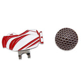 Maxbell Golf Hat Clip with Detachable Magnetic Golf Ball Marker for Golf Cap Red