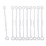 Maxbell 10pcs Tennis Squash Racket Vibration Dampeners Shock Absorber Strips Clear