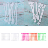 Maxbell 10pcs Tennis Squash Racket Vibration Dampeners Shock Absorber Strips Clear